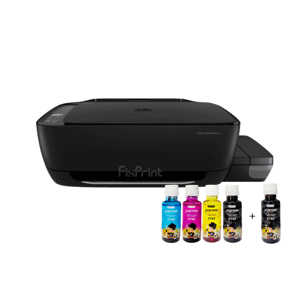 BUNDLING Printer HP Ink Tank 415 Wireless All-in-One (Print - Scan - Copy) With Premium Xantri Ink