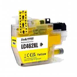 Cartridge Xantri Bro LC462XL LC-462XLY LC 462 XL Yellow Chip, Printer Bro MFC-J2340DW MFC-J2740DW MFC-J3540DW MFC-J3940DW