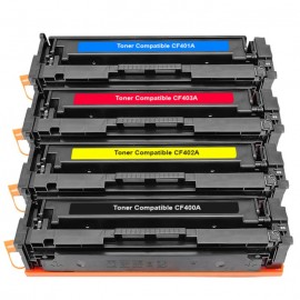 Cartridge Toner Compatible Non Univ HPC CF402A 201A Yellow, Printer XP Color LaserJet Pro M252dw M252n MFP M277dw MFP M277n imageCLASS LBP611Cn LBP613Cdw MF631Cn MF633Cdw MF635Cx