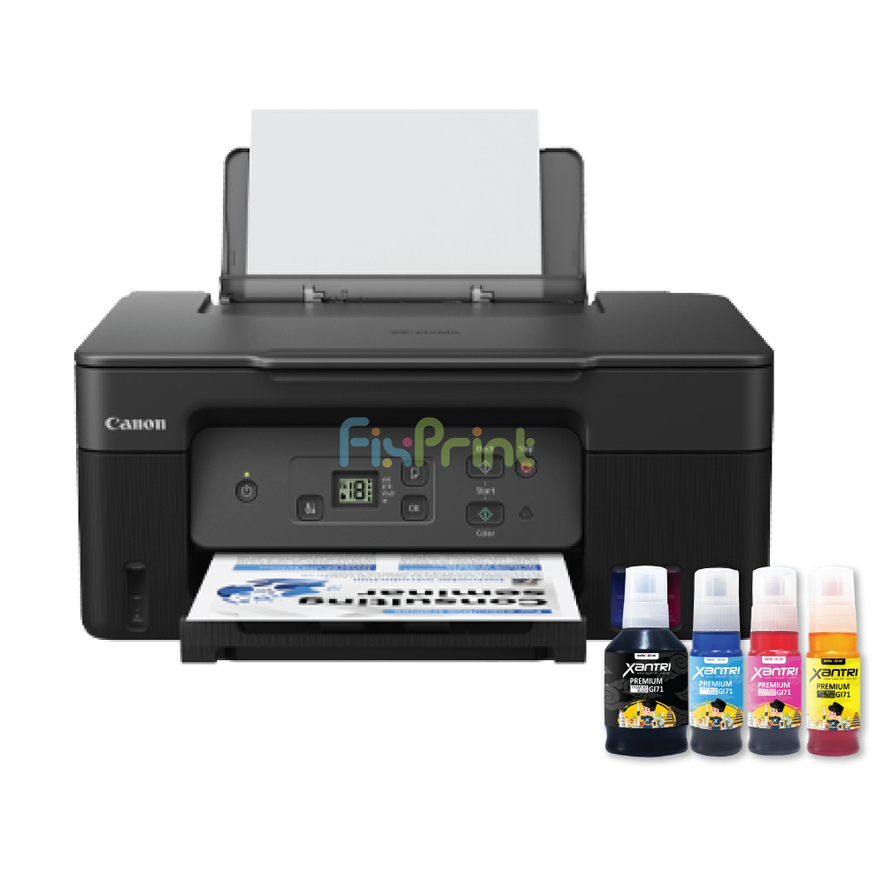 BUNDLING Printer Canon PIXMA INKTANK Efficient G2770 (Print - Scan - Copy) New, Printer Canon Ink Tank G2770 New Plus Tinta Xantri