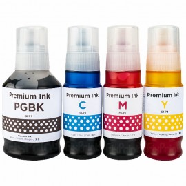 Tinta Compatible GI-71 Cyan 70ml, Refill Printer Can PIXMA G1020 G2020 G3020 G3060 G2770 G3770 G4770 G1737