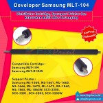 Developer Sam MLT-104 MLT-D104S MLT-D1042S, Printer Sam ML-1660 ML-1661 ML-1665 ML-1666 ML-1670 ML-1675 ML-1860 ML-1865 ML-1865W SCX-3200 SCX-3201 SCX-3205 SCX-3205W